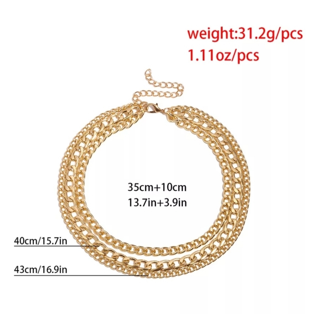 Multi Layered Necklace - Picture 2 of 4